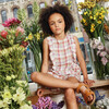 Catherine Short, Dusty Rose Multi Check - Shorts - 2