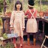 Millie Pinafore Dress, Pink Lollipop Flower - Dresses - 2