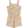 Lauren Jersey Romper, Retro Flower - Rompers - 1 - thumbnail