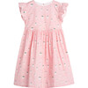 Lottie Dress, Pink Strawberries - Dresses - 1 - thumbnail