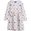 Marley Long Sleeve Jersey Dress, Animal Dots - Dresses - 1 - thumbnail