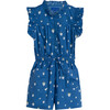 Maeve Romper, Blue Strawberries - Rompers - 1 - thumbnail