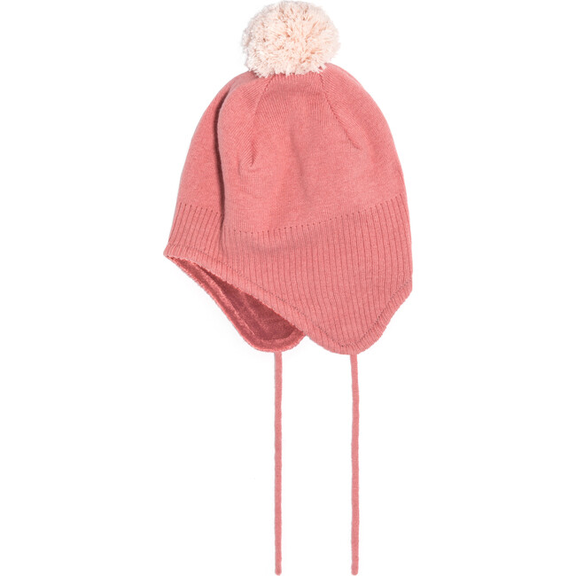 Lee Pom Pom Winter Hat, Rose - Hats - 1