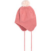 Lee Pom Pom Winter Hat, Rose - Hats - 1 - thumbnail