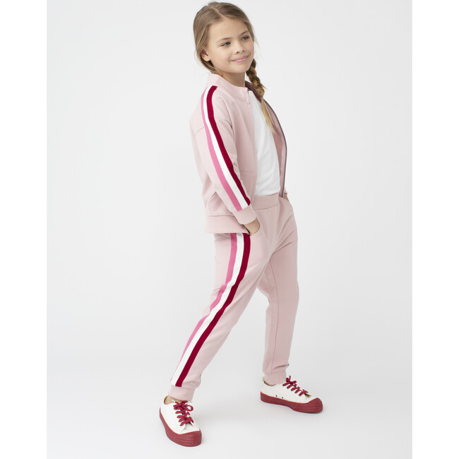 Charlie Track Jacket, Pink Multi - Sweatshirts - 2