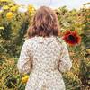 Emma Long Sleeve Collared Dress, White Lollipop Flower - Dresses - 7