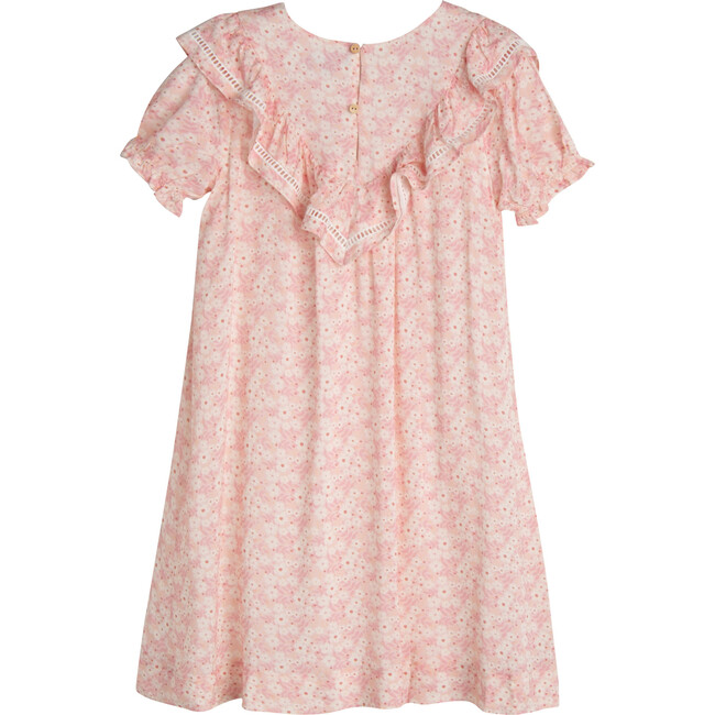 Camille Dress, Pink Brushstroke Flowers - Maison Me Dresses | Maisonette