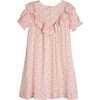 Camille Dress, Pink Brushstroke Flowers - Dresses - 2