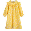 Cleo Dress, Sunshine Yellow Flower on Vine - Dresses - 1 - thumbnail