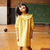 Cleo Dress, Sunshine Yellow Flower on Vine - Dresses - 2