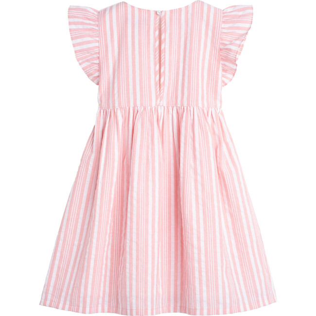 Lottie Dress, Candy Pink Stripe - Dresses - 3