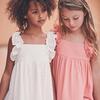 Mila Ruffle Tie Back Dress, Embroidered Cotton Voile - Dresses - 4