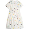 Emmalyn Short Sleeve Collared Dress, Squiggles - Dresses - 1 - thumbnail