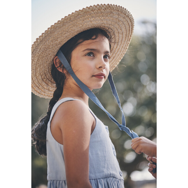 Olympia Button Front Dress, Powder Blue - Dresses - 2