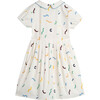 Emmalyn Short Sleeve Collared Dress, Squiggles - Dresses - 3