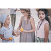 Olympia Button Front Dress, Mocha Stripe - Dresses - 2