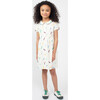 Emmalyn Short Sleeve Collared Dress, Squiggles - Dresses - 6