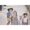 Olympia Button Front Dress, Mocha Stripe - Dresses - 4