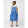 Olympia Button Front Dress, Blue Strawberries - Dresses - 4