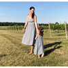 Rosie Smocked Dress, Blue Ditsy Floral - Dresses - 4