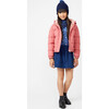 Ellis Down Puffer Jacket with Hood, Rose - Jackets - 3