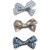 Penny Bow Set, Blue Tonal Prints - Bows - 2
