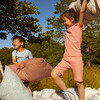 Emerson Short Sleeve Pajama Set, Coral Multi Stripe - Pajamas - 4
