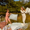Emerson Short Sleeve Pajama Set, Coral Multi Stripe - Pajamas - 5