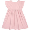 Charlotte Ruffle Sleeve Dress, Blush Cotton Poplin - Play Dresses - 1 - thumbnail