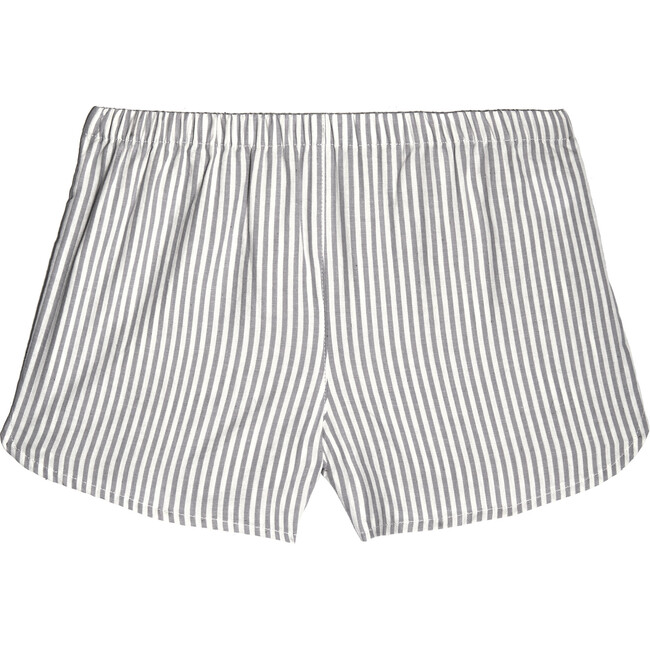 Catherine Pull-On Short, Grey Stripe - Shorts - 1