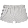 Catherine Pull-On Short, Grey Stripe - Shorts - 1 - thumbnail