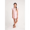 Charlotte Ruffle Sleeve Dress, Blush Cotton Poplin - Play Dresses - 4