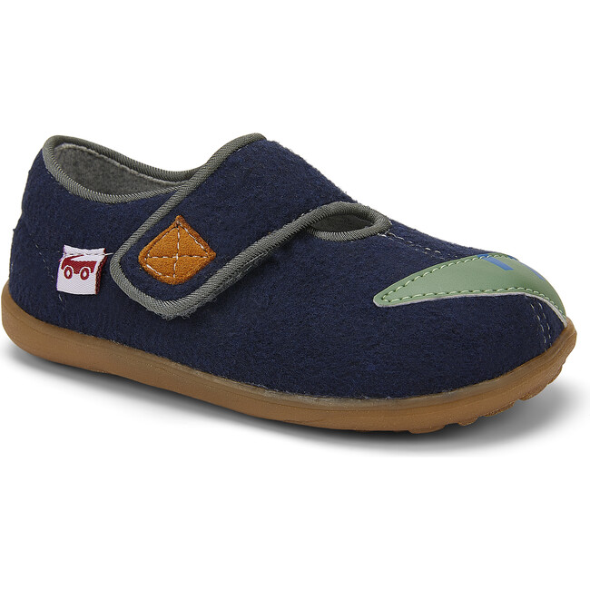 Cruz II, Navy Dino - Slippers - 2