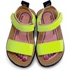 Izy Leather Sandal, Lemonade Yellow - Sandals - 2