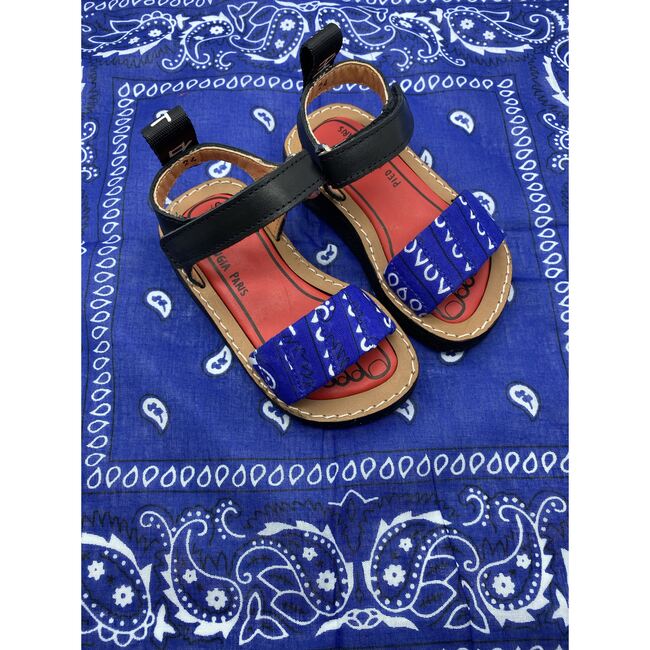 Izy Bandana Sandal, Jelly Blue - Sandals - 3