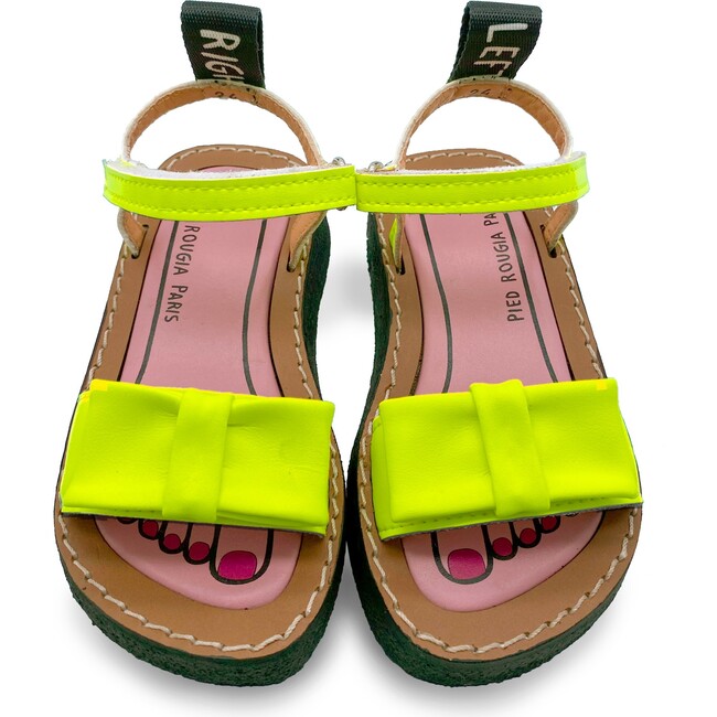 *Exclusive* Bow Bow Sandal, Lemonade Yellow - Sandals - 2
