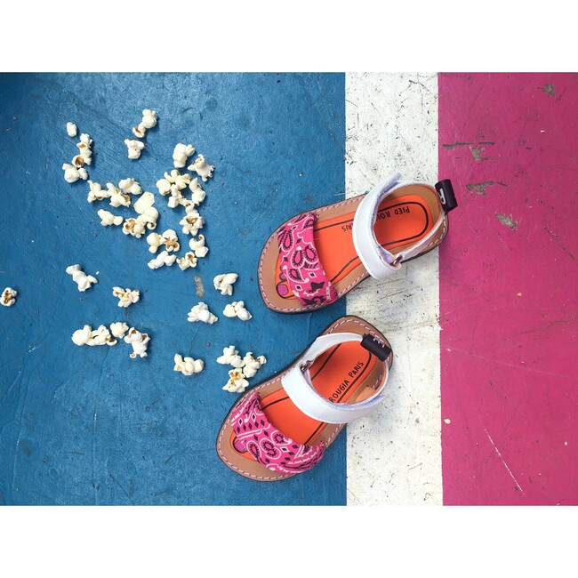 Izy Bandana Sandal, Bubblegum Pink - Sandals - 4