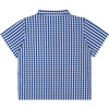 Ollie Short Sleeve Button Down, Royal Gingham - Shirts - 2