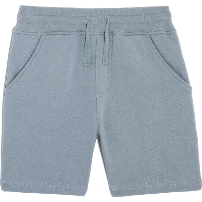 Teddy Jogger Short, Blue - Shorts - 1