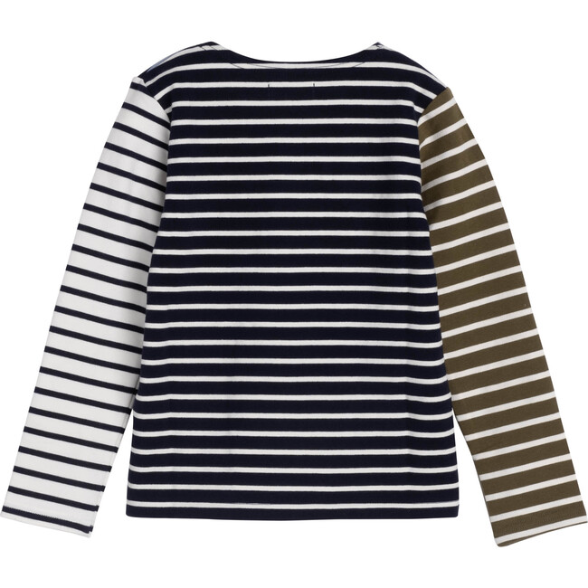 Sloane Striped Long Sleeve, Blue Multi - Shirts - 3