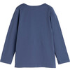 Drew Long Sleeve Pocket Tee, Blue - Tees - 2