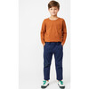 Drew Long Sleeve Pocket Tee, Caramel - Tees - 3
