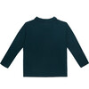 Finley Long Sleeve Polo, Navy & Hunter Green Stripe - Shirts - 2