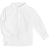 Lucas Long Sleeve Button Down Shirt, White - Shirts - 1 - thumbnail