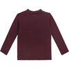 Finley Long Sleeve Polo, Navy & Chocolate Stripe - Shirts - 2