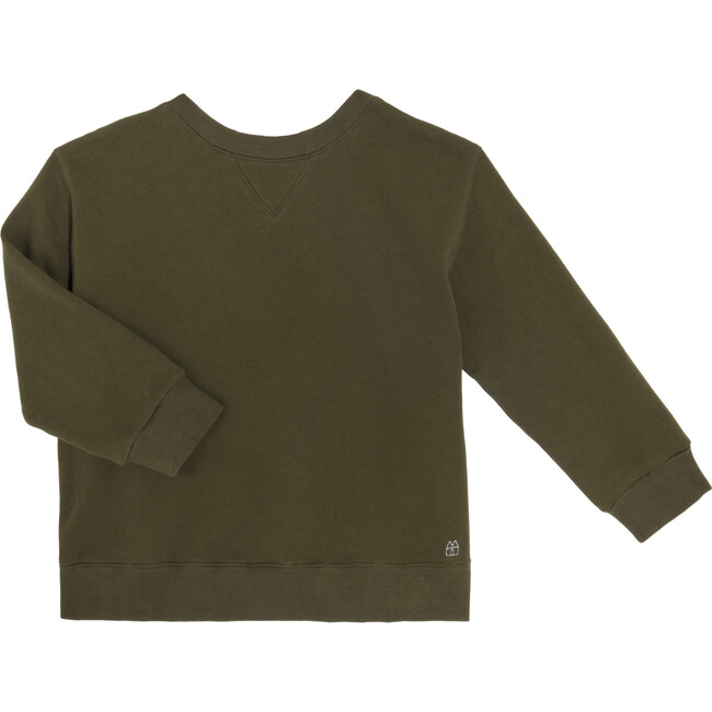 Tyler Sweatshirt, Army Green - Sweatshirts - 1