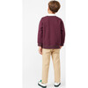 Tyler Sweatshirt, Burgundy - Sweatshirts - 4