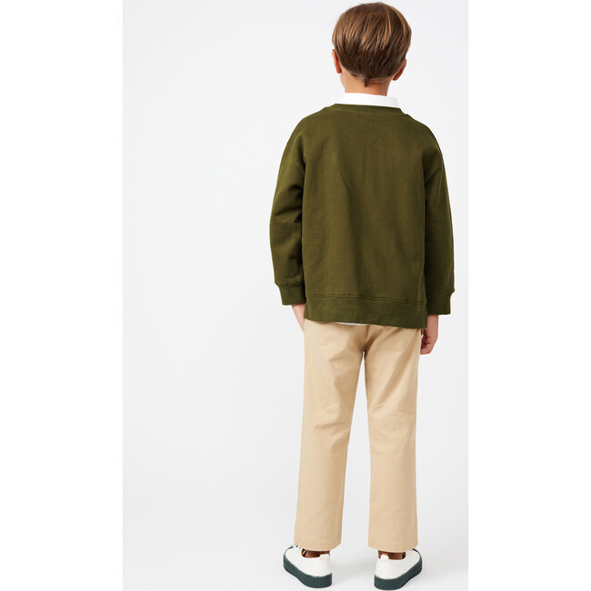 Tyler Sweatshirt, Army Green - Sweatshirts - 4