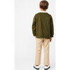 Tyler Sweatshirt, Army Green - Sweatshirts - 4
