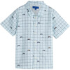 Oliver Short Sleeve Button Down, Sky Moto - Shirts - 1 - thumbnail